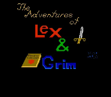 Adventures of Lex and Grim, The (World) (Aftermarket) (Homebrew) screen shot title